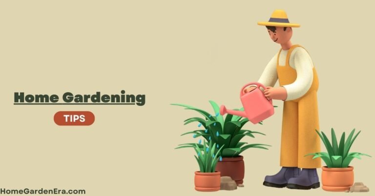 home gardening tips